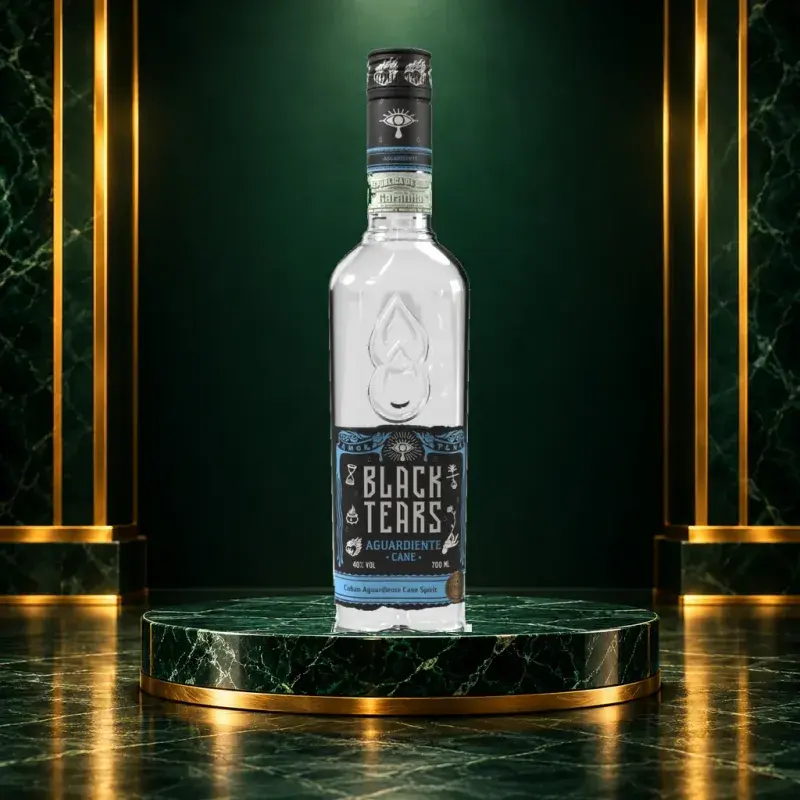 BOT BLACK TEARS AGUARDIENTE 700ml