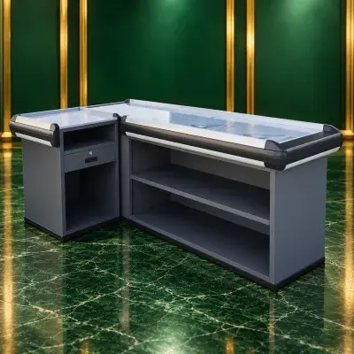 Mueble de caja en forma L